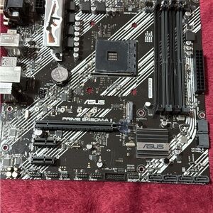 ASUS Prime B450M-A Motherboard - Black and Silver